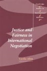Cecilia Albin, Cecilia (University of Reading) Albin - Justice in Fairness International Negotiation
