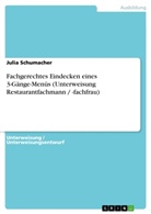 Julia Schumacher - Fachgerechtes Eindecken eines 3-Gänge-Menüs (Unterweisung Restaurantfachmann / -fachfrau)