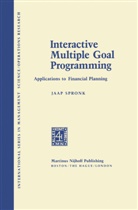 J Spronk, J. Spronk - Interactive Multiple Goal Programming