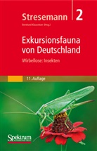 Hans-Joachim (Prof. Dr. Hannemann, Hans-Joachim (Prof. Dr.) Hannemann, Er Stresemann, Erwin Stresemann, Hans-Joachim Hannemann, Bernhar Klausnitzer... - Exkursionsfauna von Deutschland - 2: Wirbellose: Insekten