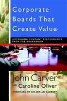 Joh Carver, John Carver, Caroline Oliver - Corporate Boards That Create Value