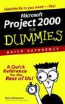 STEVENSON, Nancy Stevenson - Microsoft Project 2000 for Dummies Quick Reference