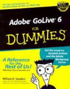 Sanders, William B. Sanders - Adobe Golive 6 for Dummies