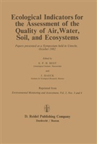 E. P. Best, E. P. H. Best, E.P.H. Best, Petronella H Best, Petronella H. Best, J. Haeck - Ecological Indicators for the Assessment of the Quality of Air, Water, Soil and Ecosystems
