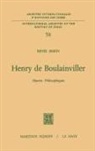 René Simon, Renée Simon - Henry de Boulainviller. Bd.1