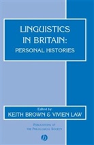Brown, E K Brown, E. K. Brown, Keith (University of Cambridge) Law Brown, Keith Law Brown, Phillip Brown... - Linguistics in Britain
