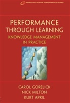 Kurt April, Kurt Gorelick April, Kurt Milton April, Carol Gorelick, Carol April Gorelick, Carol Milton Gorelick... - Performance Through Learning