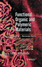 Richardson, John Richardson, Margaret R. Richardson, T.h. Richardson, Tim H. Richardson, RICHARDSON T H... - Functional Organic and Polymeric Materials
