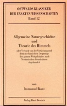 Immanuel Kant, Arthur J. von Oettingen - Ostwalds Klassiker der exakten Wissenschaften - Bd. 12: Allgemeine Naturgeschichte und Theorie des Himmels