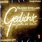 Oliver Steller - Gedichte, Von Goethe bis heute, 1 Audio-CD (Hörbuch)