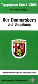 Topographische Karten Rheinland-Pfalz: Topographische Karte Rheinland-Pfalz Der Donnersberg und Umgebung