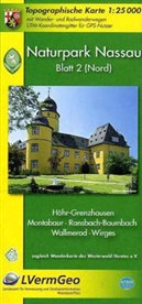 Topographische Karten Rheinland-Pfalz: Topographische Karte Rheinland-Pfalz Naturpark Nassau. Bl.2