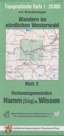 Topographische Karten Rheinland-Pfalz: Wandern im nördlichen Westerwald. Bl.2