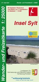 Wander- und Freizeitkarte: Wander- und Freizeitkarte Insel Sylt