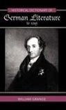 William Grange - Historical Dictionary of German Literature to 1945