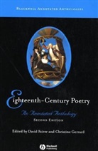 David Fairer, David Gerrard Fairer, David Fairer, Christine Gerrard - Eighteenth-Century Poetry