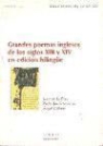 Ángel Cañete, Juan Manuel de la Cruz Fernández, Juan Manuel de la . . . [et al. ] Cruz Fernández, Pedro Jesús Marcos Pérez - Grandes poemas ingleses de los siglos XIII y XIV en edición bilingüe