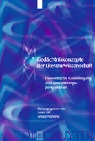 Astri Erll, Astrid Erll, Astrid Ertl, Nünning, Nünning, Ansgar Nünning - Gedächtniskonzepte der Literaturwissenschaft