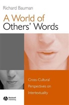 Bauman, R Bauman, Richard Bauman - World of Others'' Words