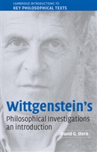 David Stern, David G. Stern, David G. (University of Iowa) Stern - Wittgenstein's 'Philosophical Investigations'