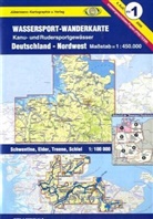 Jübermann Wassersport-Wanderkarte - Bl.1: Jübermann Wassersport-Wanderkarte Deutschland-Nordwest