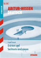 Friedel Schardt - Erörtern und Sachtexte analysieren, für G8