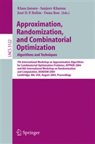 José D P Rolim et al, Klaus Jansen, Sanjee Khanna, Sanjeev Khanna, José D. P. Rolim, Dana Ron - Approximation, Randomization and Combinatorial Optimization. Algorithms and Techniques