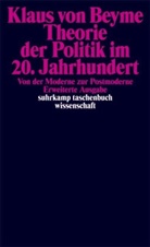 Klaus Beyme, Klaus von Beyme - Theorie der Politik im 20. Jahrhundert