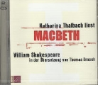 William Shakespeare, Katharina Thalbach, Katharina Thalbach - Macbeth, 2 Audio-CDs (Audio book)