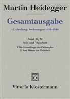 Martin Heidegger, Hartmut Tietjen - Gesamtausgabe - 36/37: Sein und Wahrheit. 1. Die Grundfrage der Philosophie (Sommersemester 1933). 2. Vom Wesen der Wahrheit (Wintersemester 1933/34)