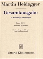 Martin Heidegger, Hartmut Tietjen - Gesamtausgabe - 36/37: Sein und Wahrheit