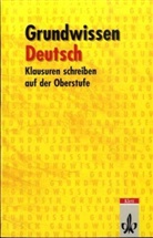 Erhard Schlutz, Erhard Schultz - Grundwissen Deutsch