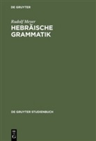 Rudolf Meyer - Hebräische Grammatik