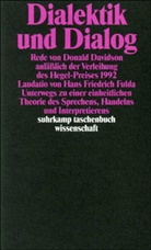 Donald Davidson, Hans Fr. Fulda, Hans Friedrich Fulda, Han Friedrich Fulda, Hans Friedrich Fulda - Dialektik und Dialog