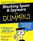 Christopher Ed. Gregory, Mbchb MD Gregory, Peter H. Gregory, Peter H. Simon Gregory, Mike Simon - Blocking Spam and Spyware for Dummies
