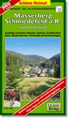 Doktor Barthel Karten: Doktor Barthel Karte Masserberg, Schmiedefeld a. R. und Umgebung