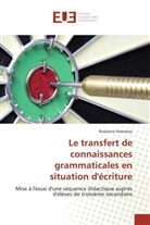 Rosianne Arseneau, Arseneau-R - Le transfert de connaissances