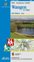 Landesamt für Geoinformation und Landentwicklung B, Landesam für Geoinformation und Landentwi, Lg, LGL - Topographische Freizeitkarten Baden-Württemberg - Bl.F530: Topographische Freizeitkarte Baden-Württemberg Wangen im Allgäu