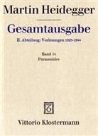 Martin Heidegger, Manfred S. Frings - Gesamtausgabe - 54: Parmenides