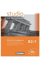 Britta Winzer-Kiontke, Christina Kuhn, Christin Kuhn, Christina Kuhn, Nelli Pasemann, N Pasemann... - studio d, Mittelstufe - 1: Studio: Die Mittelstufe - Deutsch als Fremdsprache - B2: Band 1