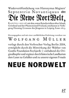 Wolfgang Müller, Wolfgang Müller - Neue Nordwelt
