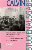 Johannes Calvin, Eberhard Busch, Ma Freudenberg, Matthia Freudenberg, Matthias Freudenberg, Eberhard Herausgegeben von Busch... - Studienausgabe - 7: Predigten über das Deuteronomium und den 1. Timotheusbrief (1555-1556)
