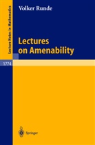 V. Runde, Volker Runde - Lectures on Amenability