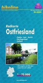 Bikeline Radkarten: Bikeline Radkarte Ostfriesland