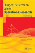 Günte Beuermann, Günter Beuermann, Theodo Ellinger, Theodor Ellinger, Raine Leisten, Rainer Leisten - Operations Research