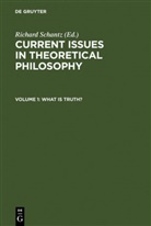 Richard Edited by Schantz, Richar Schantz, Richard Schantz - Current Issues in Theoretical Philosophy - Volume 1: What is Truth?. Vol.1