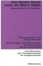 Jürgen Zarusky - Die Stalin-Note vom 10. März 1952