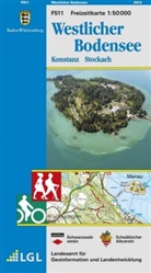 Landesamt für Geoinformation und Landentwicklung B, Landesam für Geoinformation und Landentwi, Lg, LGL - Topographische Freizeitkarten Baden-Württemberg - Bl.F511: Topographische Freizeitkarte Baden-Württemberg Westlicher Bodensee