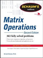 Bronson, Richard Bronson, Bronson Richard - Schaum's Outline of Matrix Operations