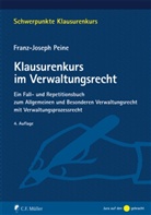 Franz-Joseph Peine - Klausurenkurs im Verwaltungsrecht